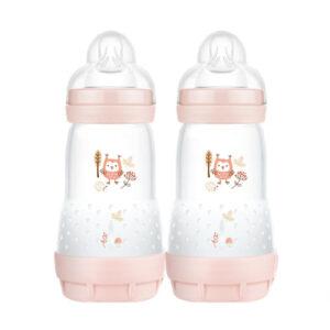 2 stk. MAM Anti-Colic sutteflasker 260 ml. - Ugle