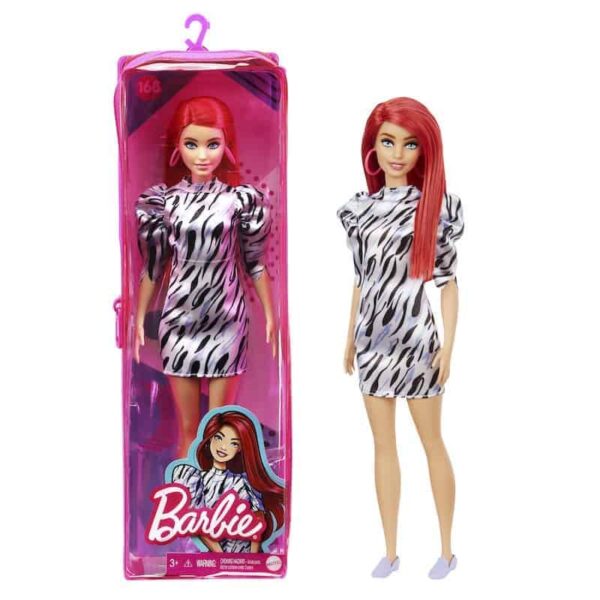 Barbie Fashionista Doll Short Red Hair