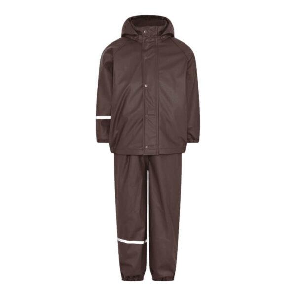 CeLaVi - Rainwear Set Solid w. fleece - Java - 80