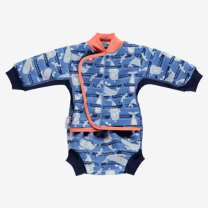 Close let Foret Babysvømmedragt med Badeble - Baby Cosy Suit - Hvaler str. S