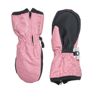 En Fant Termovanter med Lynlås - Waterproof Mittens - Mesa Rose str. 6-12 mdr.