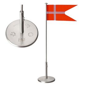 Flagstang fortinnet massiv 30CM/dåb - 150-76023