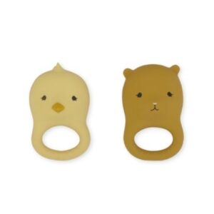 Konges Sløjd, 2 Pack Bidering, Chicken/bear