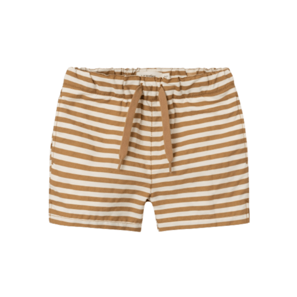 Lil' Atelier Løse Bade Shorts - Fandy - Striber - Chipmunk str. 92