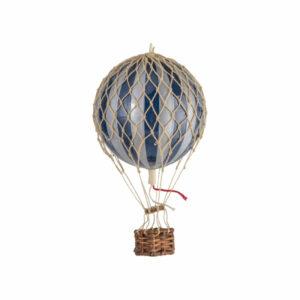 Luftballon fra Authentic Models navy/sølv - 8.5 cm