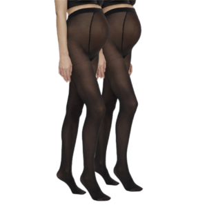 Mamalicious Vente-nylonstrømper (50 den) 2-pack str. S/M