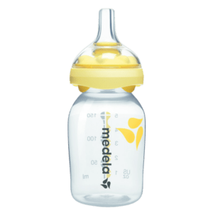 Medela- Calma - Sutteflaske Sut med Tilhørende 150 Ml Sutteflaske