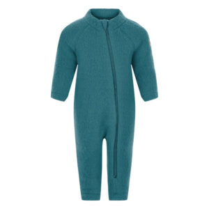 Mikk-Line - Køredragt Wool Baby Suit - North Atlantic - 56