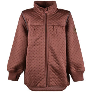 Mikk-Line - Soft Thermo Recycled Girl Jacket - Mahogany - 92
