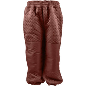 Mikk-Line - Soft Thermo Recycled Uni Pants - Mahogany - 92