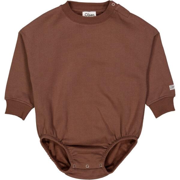 Olsen kids sweat body - Ceder brown - 68