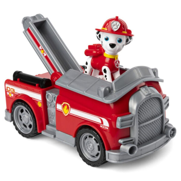 Paw Patrol figur med køretøj - Marshall