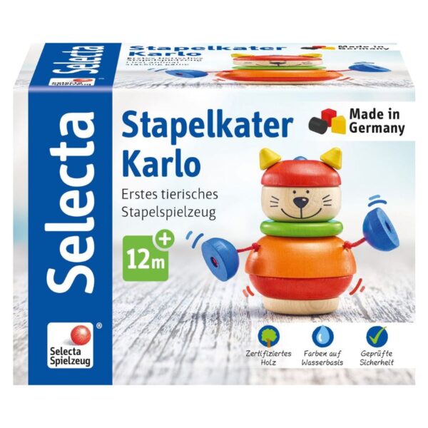 Selecta - Babylegetøj Karlo Stabel Kat