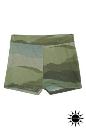 Soft Gallery - Badebukser Don Swim Pants - AOP Landscape - 3 år