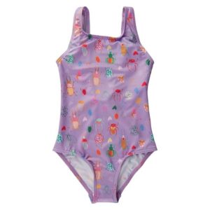 Soft Gallery - SG Darlin Bugs Swimsuit - Pastel Lilac - 122/7 år