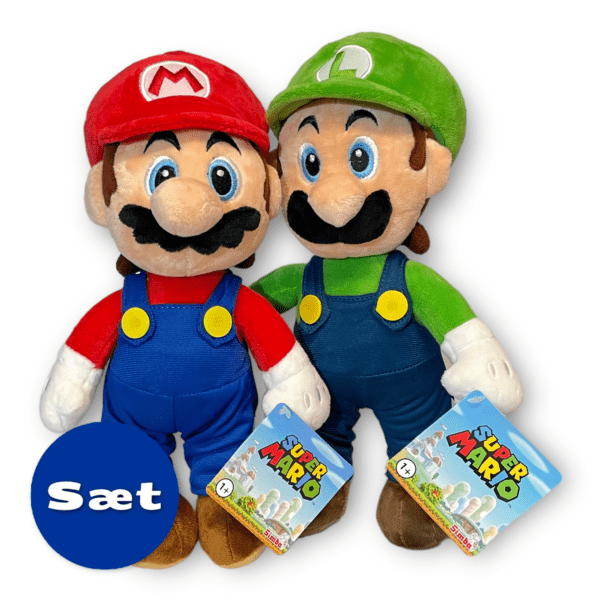 Super Mario & Luigi 30 Cm Sæt