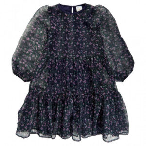 THE NEW - Arganza L_S Dress - Flower AOP - 3/4 år