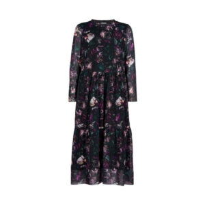 THE NEW - Floral Maxi Mesh Kjole - Big Flower - 98/104