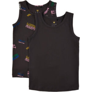 THE NEW - Tanktop 2-Pack - Phantom - 98-104 / 3-4 år