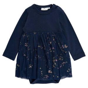 The New Siblings - Ally Aria l/s Dress - Navy Blazer - 98 = 3/4 år