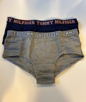 Tommy Hilfiger 2-Pak Trusser Shorty Navy/Grey - Legekammeraten.dk