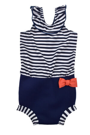 Happy nappy costume - Navy stripe - 12-24 MDR.