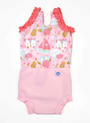 Happy nappy costume - Owl & Pussycat Pink - 12-24 MDR.