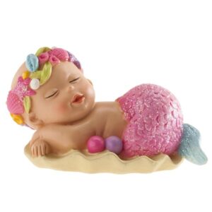 Topfigur baby lille havfrue ca. 10 cm