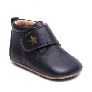 Bisgaard - Hjemmesko Velcro Star - Black - 26