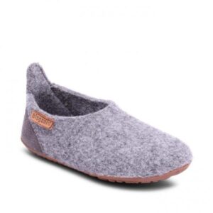 Bisgaard - Uldhjemmesko Wool Basic - Grey - 25