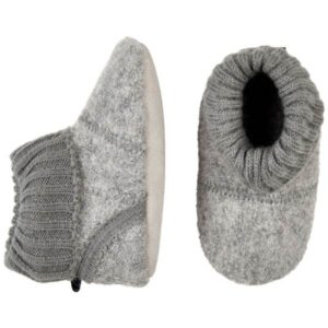 CeLaVi - Baby Uld Sko - Grey Melange - 17/18