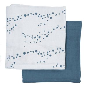 Fabelab - Muslin Stofbleer 2-pak - Ocean Spray - One size