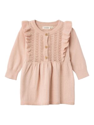 Lil Atelier Lara Knit Dress - Rose Dust - 56 cm