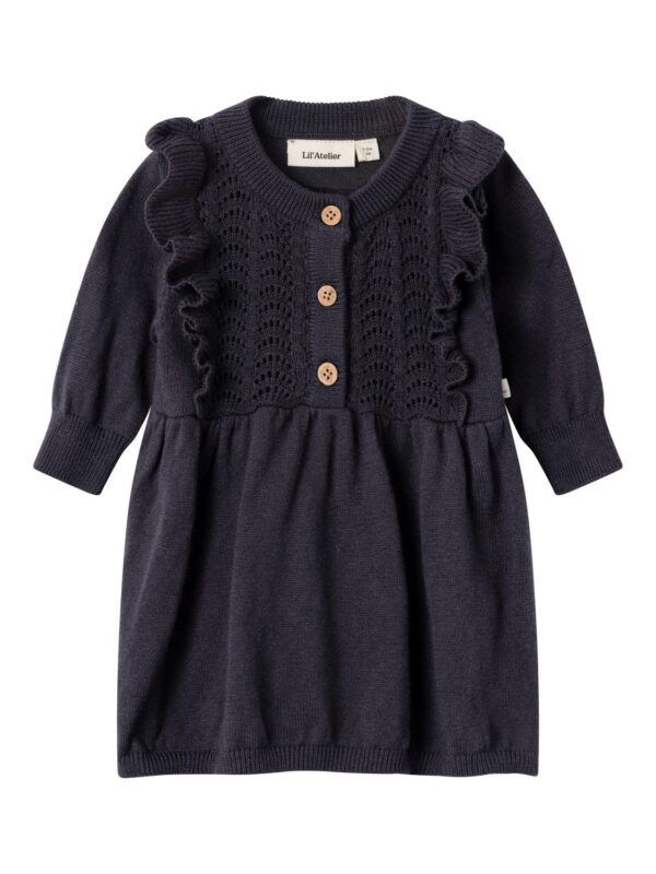 Lil Atelier Liva Knit Dress - Periscope - 56 cm