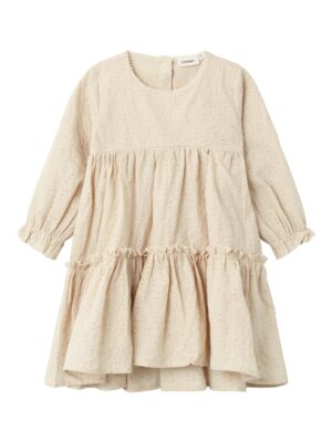 Lil Atelier Rumina Dress - Wood Ash - 92 cm