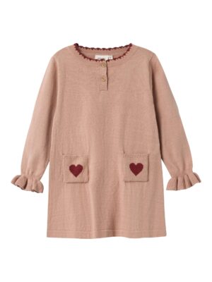 Lil Atelier Saran Knit Dress - Nougat - 92 cm