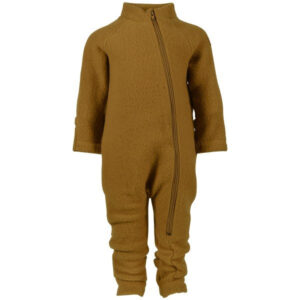 Mikk-Line - Køredragt Wool Baby Suit - Golden Brown - 74