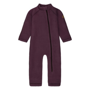 Mikk-Line - Køredragt Wool Baby Suit - Huckleberry - 56