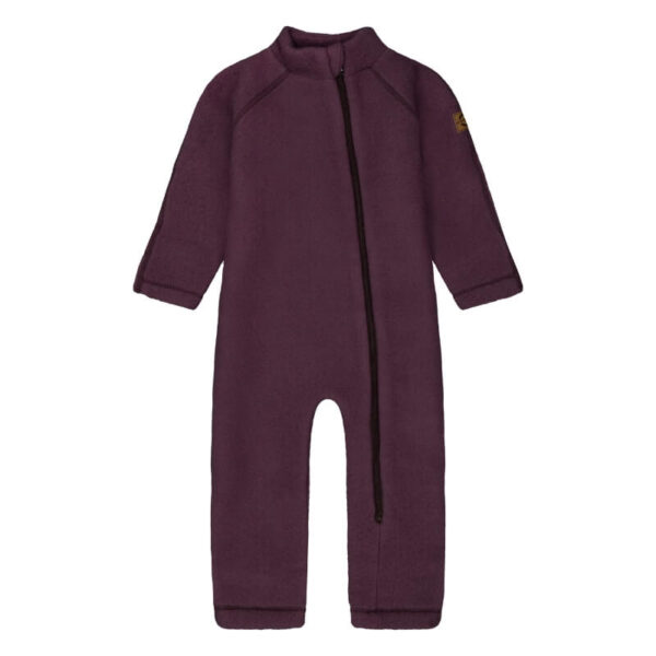 Mikk-Line - Køredragt Wool Baby Suit - Huckleberry - 56