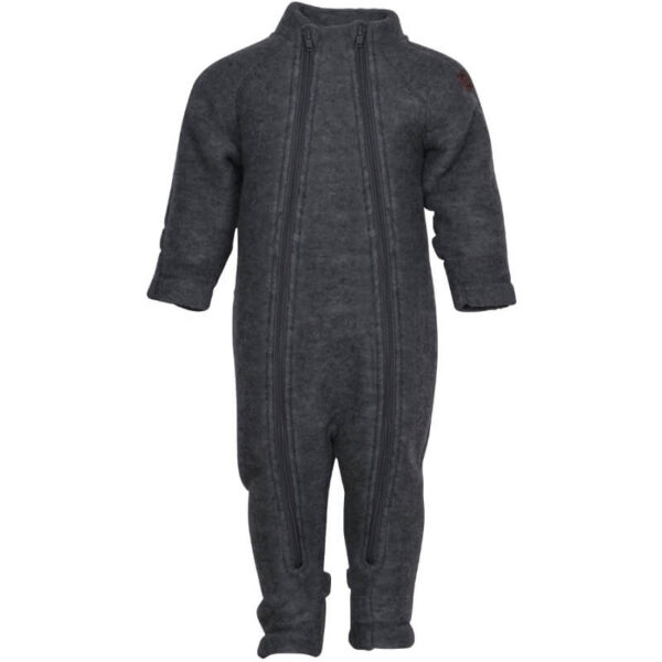 Mikk-Line - Køredragt Wool Suit - Anthracite Melange - 92