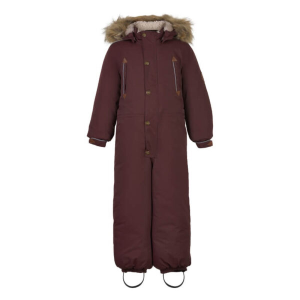 Mikk-Line - Twill Nylon Junior Suit Flyverdragt - Decadent Chocolate - 104