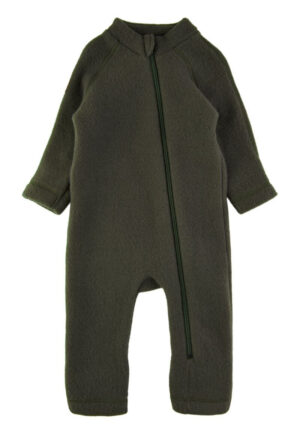 Mikk-Line - Wool Baby Suit - Forest Night - 56