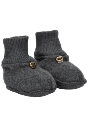 Mikk-Line - Wool Footies - Anthracite Melange - 50/56