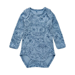 Soft Gallery - SGBob Owl Wool LS Body - Ashley Blue - 62/3 mdr.