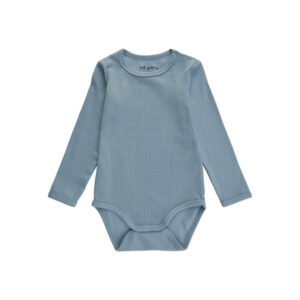 Soft Gallery - SGGalileo Wide Rib LS Body Boys - Dusty Blue - 80/12 mdr.