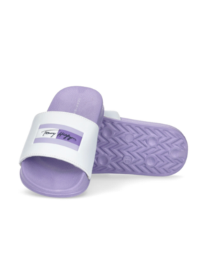 Tommy Hilfiger Badesandaler Lilac/White - badesandal - Legekammeraten.dk