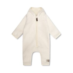 ADEL teddyfleece dragt - Angora cream - 74