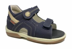 Memo Szafir sandal, navy - sandal med ekstra støtte