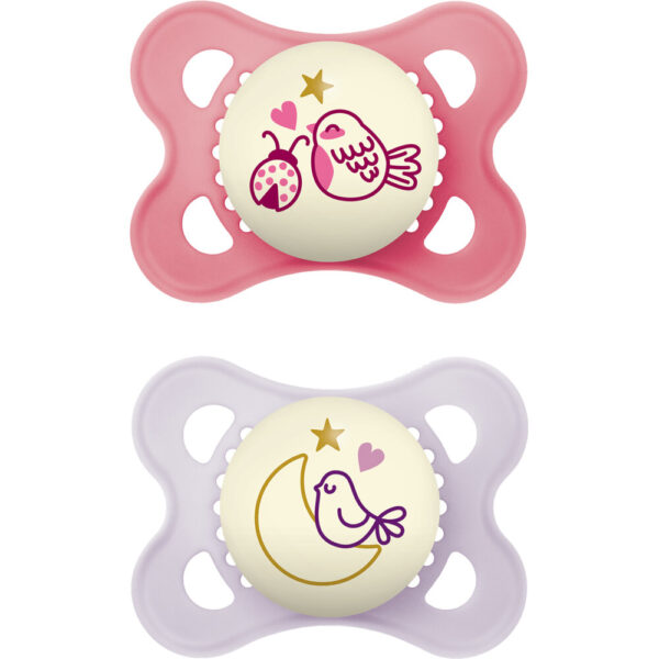 Original Night 0-6m Silicone Pink