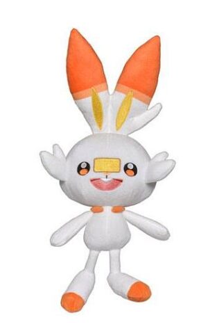 Pokemon - Scorbunny Plush/Bamse 20cm